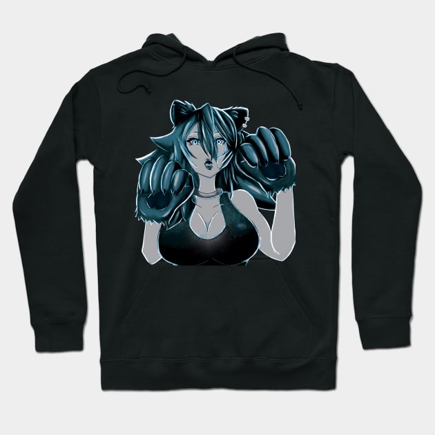 CatGirl Rawr! Ice Queen Edition Hoodie by Warspanker